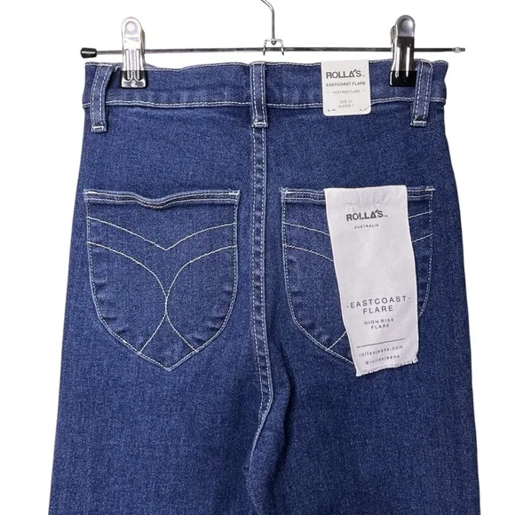 NWT ROLLA'S East Coast High Rise Flare Jean - Picture 7 of 15